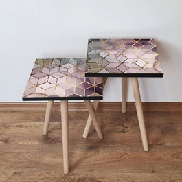 Hanah Home Mesas Nido Multicolor (2 Piezas)